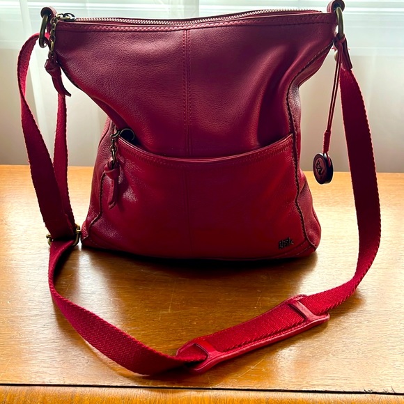The Sak Bags The Sak Red Leather Cross Body Purse Poshmark